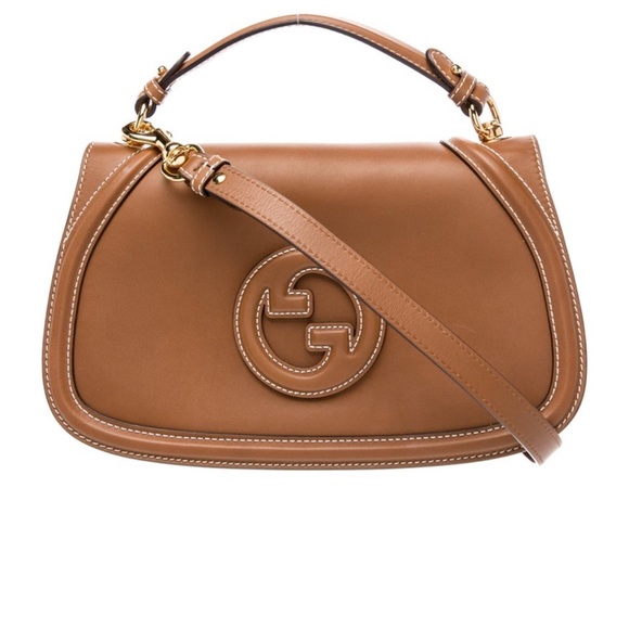 GUCCI Blondie Small $2300 Brown Leather Shoulder Bag New And  Gucci Blondie Large Shoulder/Crossbody Bag